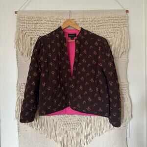 Something Navy Quilted Reversible Jacket